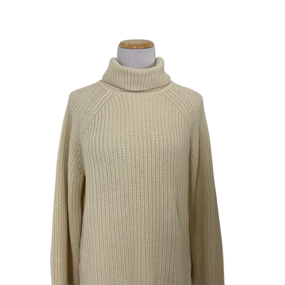 Alex Mill Turtleneck Cotton Cashmere Knit Sweater Womens XS Classic Cream Soft - Picture 4 of 17